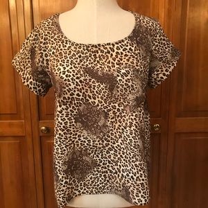 h.i.p | Flowy Top | Cheetah | Medium | Animal Print